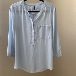 NYDJ Baby-Blue Blouse (Nordstrom)